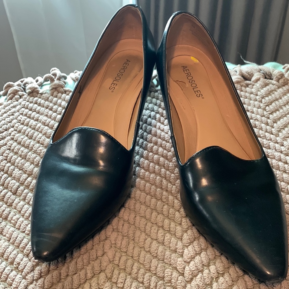 Aerosoles Size 9 Black Heels